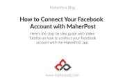 How to Connect Your Facebook Account with MaherPost