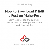 How to Save, Load and Edit a Post