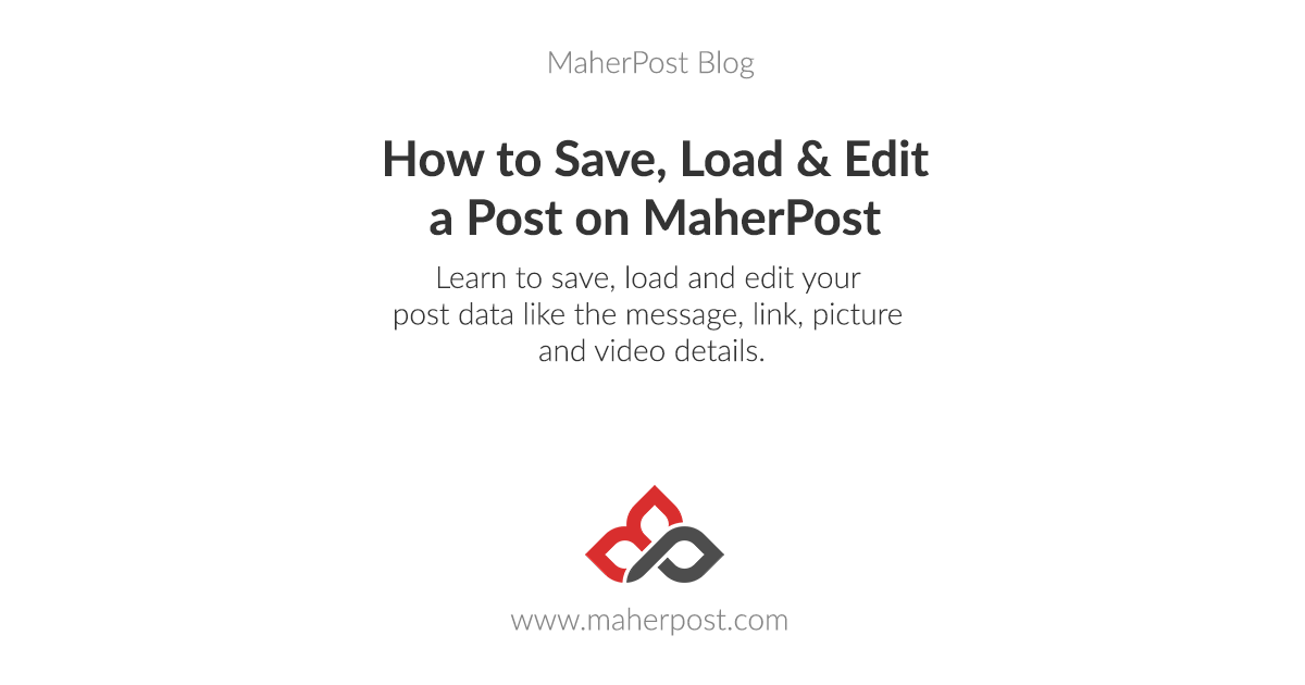 How to Save, Load and Edit a Post