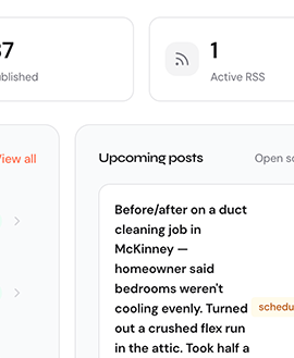 MaherPost scheduled campaigns and upcoming posts